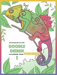 Doodle Dieren Kleurboek voor Kinderen
