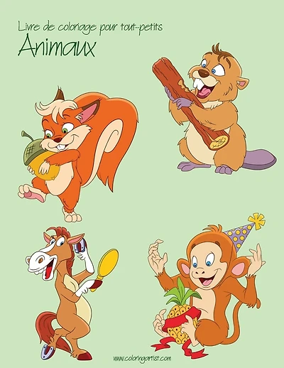 Livre de coloriage pour tout-petits Animaux 2