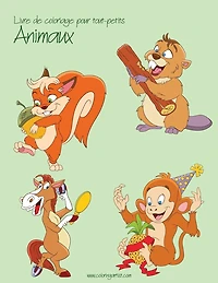 Livre de coloriage pour tout-petits Animaux 2