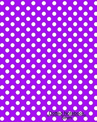Dotted Notebook: Dotted Purple & White Cover: Dotted Journal, Planner, Work book, Sketch Book, 5mm Dot Grid Book For Daily Use, 8"x10" Paperback