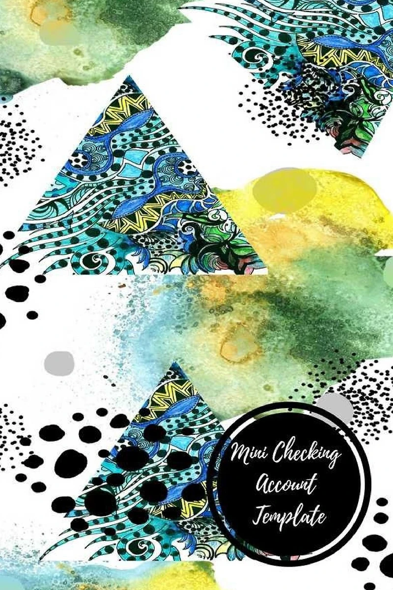 Mini Checking Account Template: Bank Transaction Register