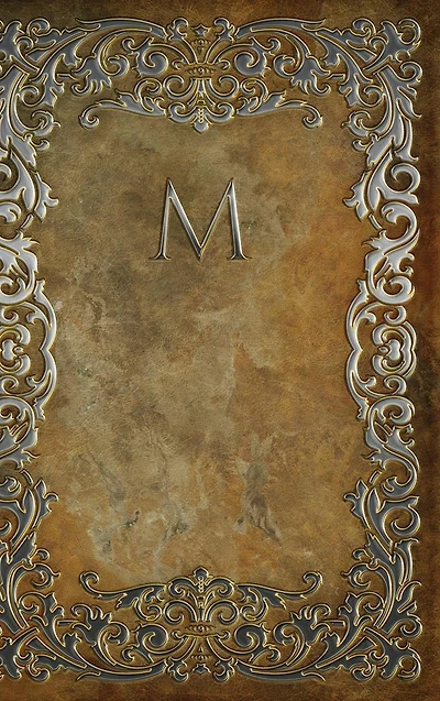 Monogram Notebook [Luxury One]: Blank Journal Diary Memoir Log Logue