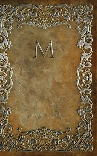 Monogram Notebook [Luxury One]: Blank Journal Diary Memoir Log Logue