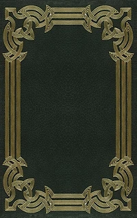 Gilded Green Notebook: Blank Journal Diary Memoir Log Logue