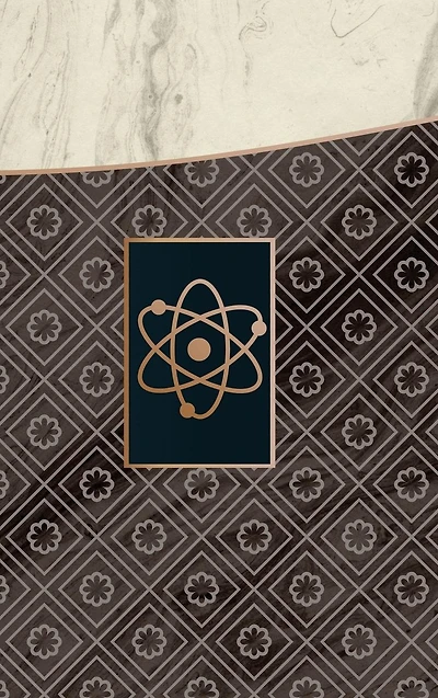 Monogram Humanism Notebook [Luxury One]: Blank Journal Diary Memoir Log Logue