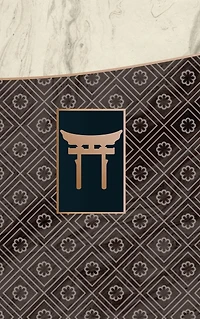 Monogram Shinto Notebook [Luxury One]: Blank Journal Diary Memoir Log Logue