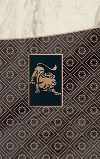 Monogram Leo Notebook [Luxury One]: Blank Journal Diary Memoir Log Logue