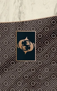 Monogram Pisces Notebook [Luxury One]: Blank Journal Diary Memoir Log Logue