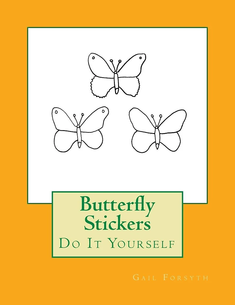 Butterfly Stickers: Do It Yourself