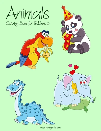 Animals Coloring Book for Toddlers