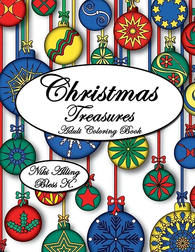 Christmas Treasures: Adult Coloring Book