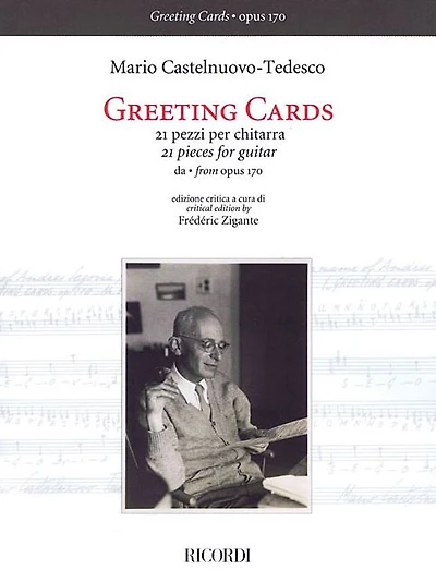 Greeting Cards: 21 Pieces for Guitar from Op. 170