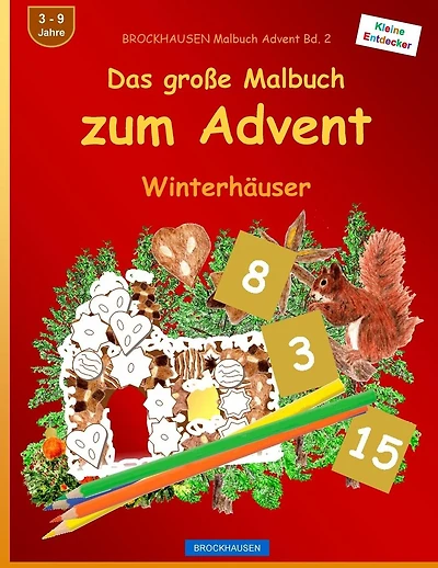 BROCKHAUSEN Malbuch Advent Bd. 2 - Das große Malbuch zum Advent: Winterhäuser