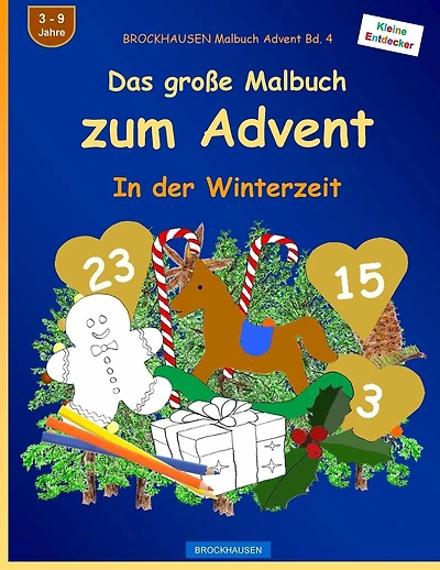 BROCKHAUSEN Malbuch Advent Bd. 4 - Das große Malbuch zum Advent: In der Winterzeit