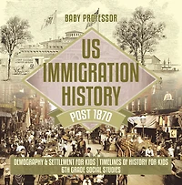 US Immigration History Post 1870 - Demography & Settlement for Kids Timelines of 6th Grade Social Studies