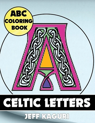 abc coloring book: Celtic Letters