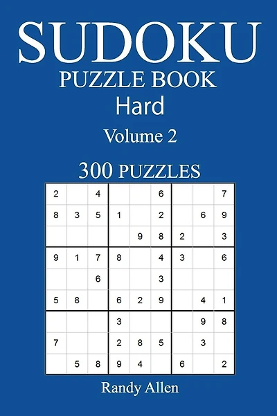 300 Hard Sudoku Puzzle Book: Volume 2