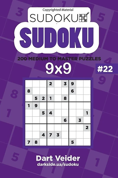 Sudoku - 200 Medium to Master Puzzles 9x9 (Volume 14)