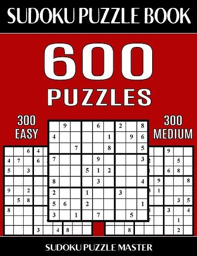 Sudoku Puzzle Book 600 Puzzles