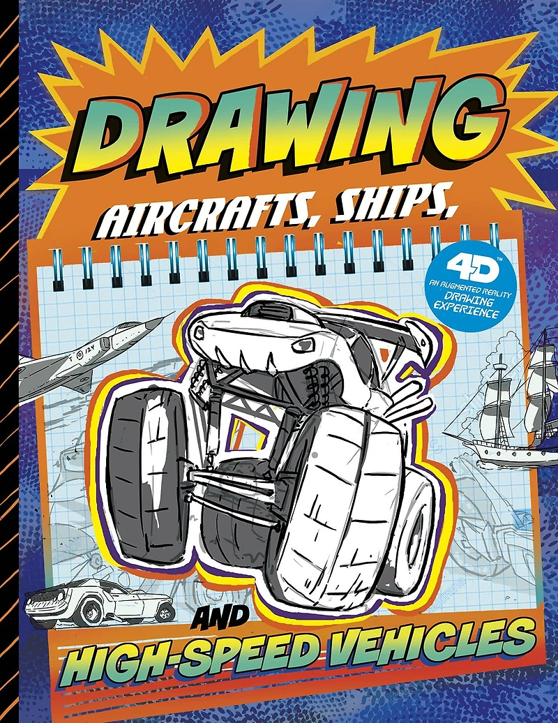 Drawing Aircraft, Ships, and High-Speed Vehicles: 4D An Augmented Reading Drawing Experience