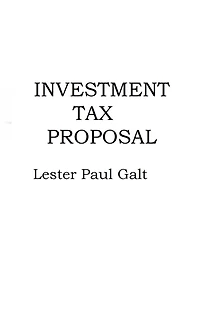 Investment Tax Proposal