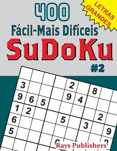 400 Fï¿½cil-Mais Difï¿½ceis SuDoKu #2