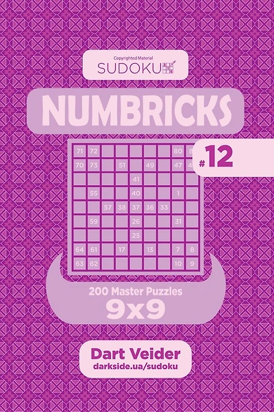Sudoku Numbricks - 200 Master Puzzles 9x9 (Volume 25)