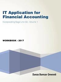 IT Application for Financial Accounting: Incorporating Sage Line 50--Volume 1