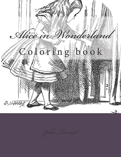 Alice in Wonderland: Coloring Book