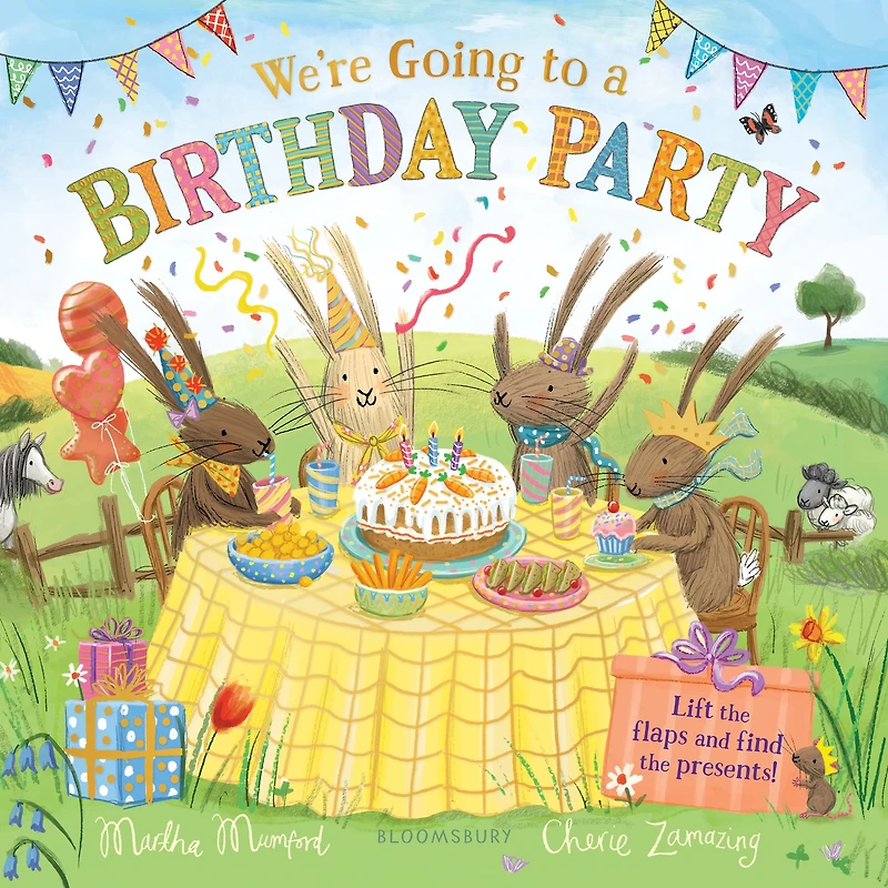 We're Going to A Birthday Party: Lift-the-Flap Adventure (The Bunnies of Hoppity Hill)