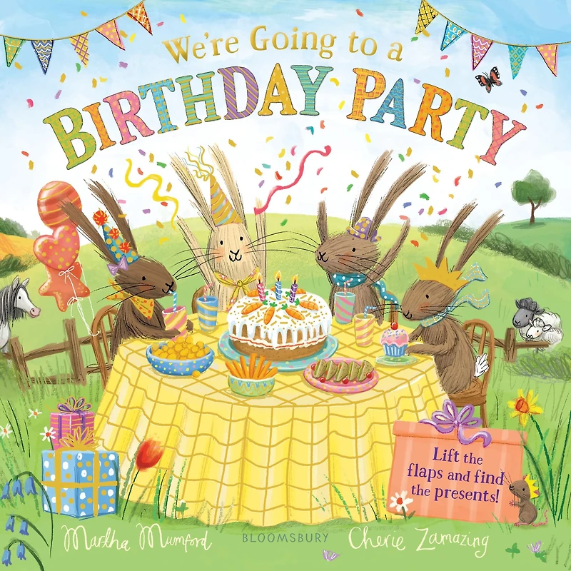 We're Going to A Birthday Party: Lift-the-Flap Adventure (The Bunnies of Hoppity Hill)