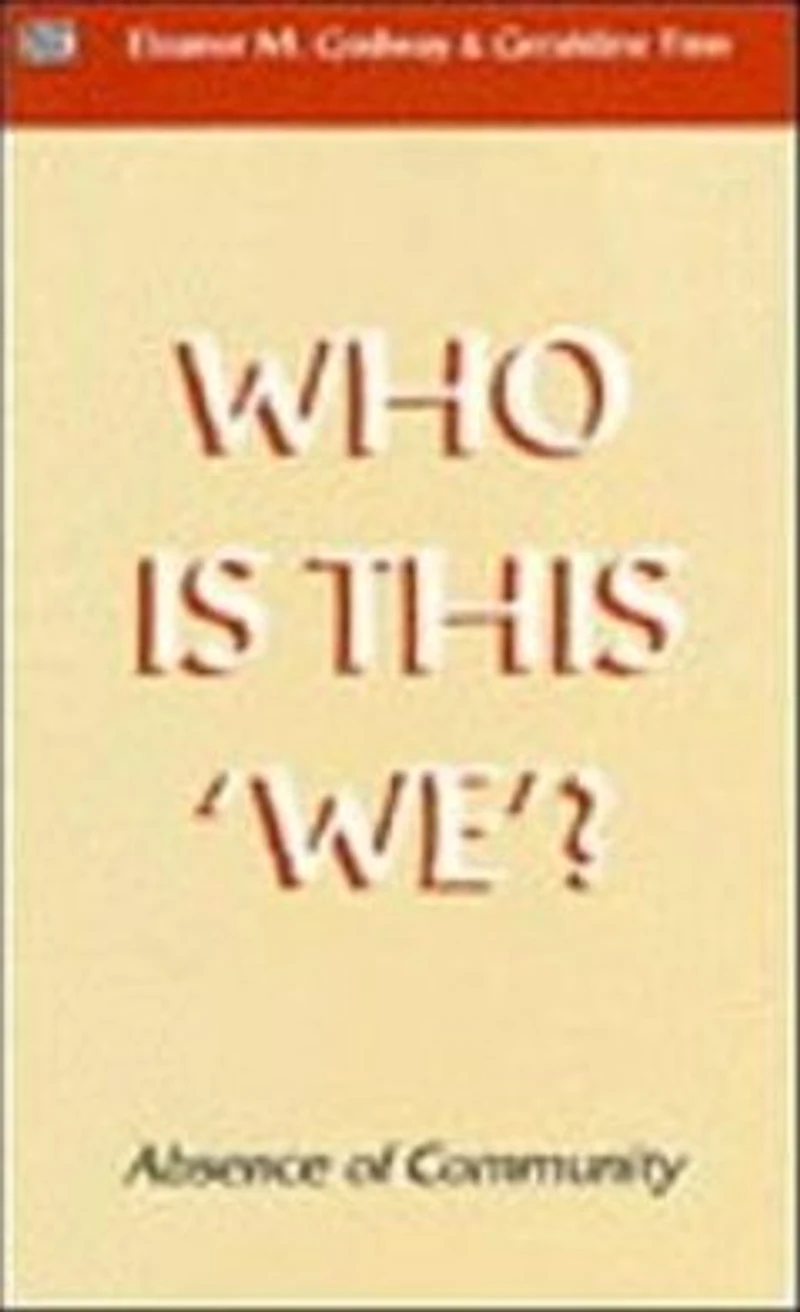 Who Is This We?