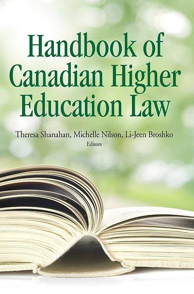 The Handbook of Canadian Higher Education Law