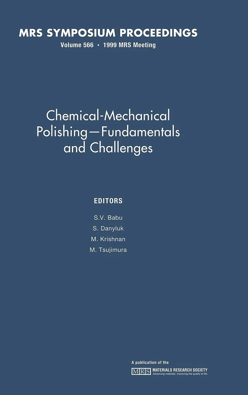 Chemical-Mechanical Polishing - Fundamentals and Challenges: Volume 566