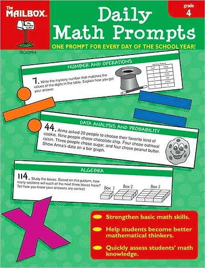 Daily Math Prompts: Grade 4