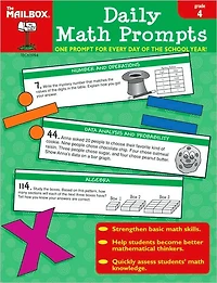 Daily Math Prompts: Grade 4