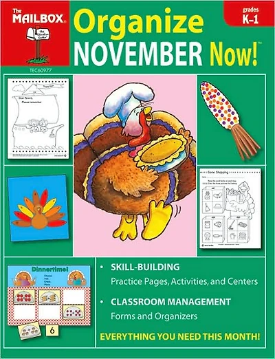 Organize November Now!: Grades K-1
