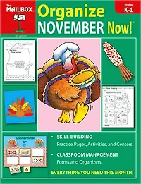 Organize November Now!: Grades K-1