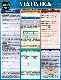 Statistics: a QuickStudy Laminated Reference Guide