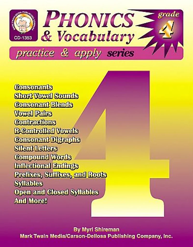 Phonics & Vocabulary Skills, Grade 4