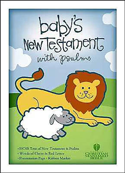 HCSB Baby's New Testament with Psalms, Light Blue Imitation Leather