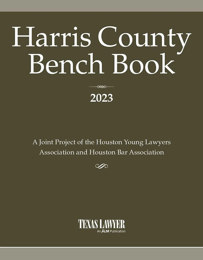 Harris County Bench Book 2023