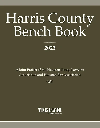 Harris County Bench Book 2023