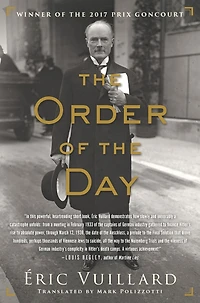the Order of Day (Prix Goncourt Winner)