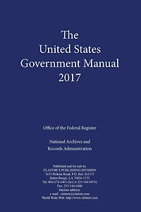 United States Government Manual 2017