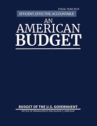 Budget of the United States, Fiscal Year 2019: Efficient, Effective, Accountable An American Budget