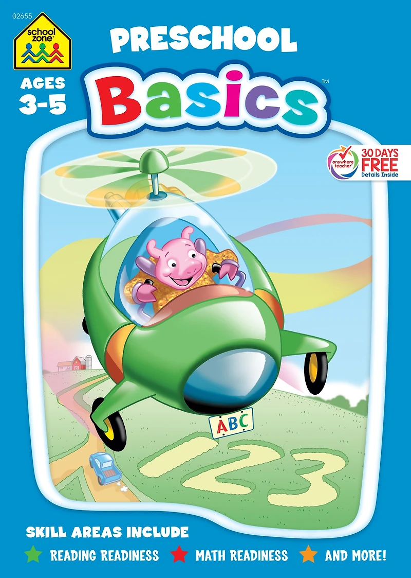 School Zone Preschool Basics 96-Page Workbook