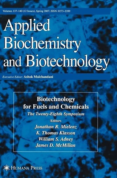Biotechnology for Fuels and Chemicals: The Twenty-Eighth Symposium.