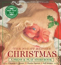 The Night Before Christmas Press and Play Storybook: The Classic Edition Hardcover Book Narrated by Jeff Bridges