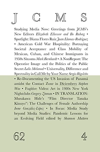 Journal of Cinema and Media Studies, Vol. 62, No. 4